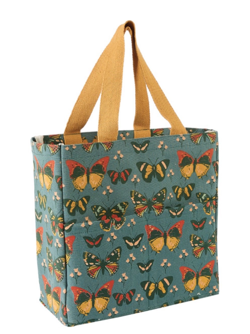 Butterfly Garden Canvas Tote